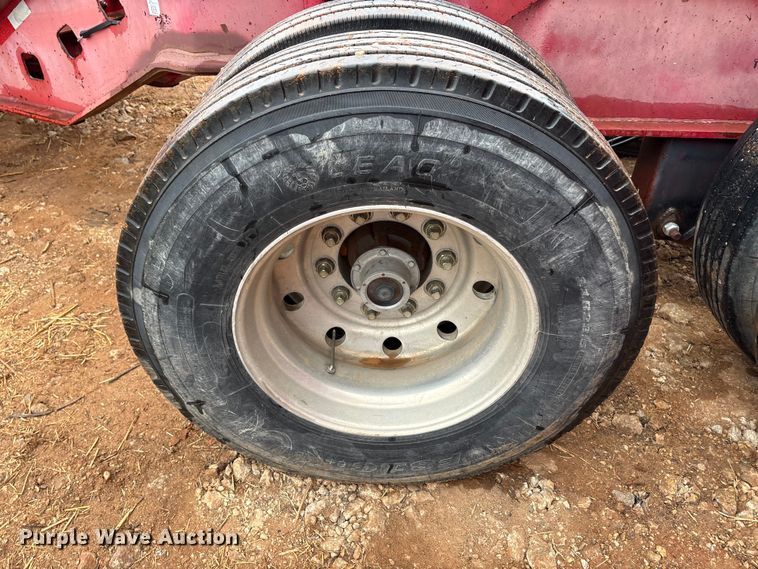 image for item EE0097 1986 Siebert lowboy equipment trailer