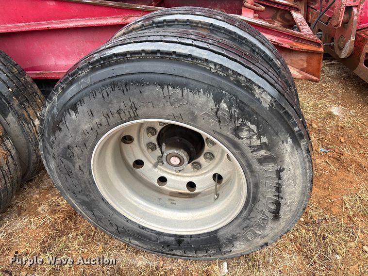 image for item EE0097 1986 Siebert lowboy equipment trailer