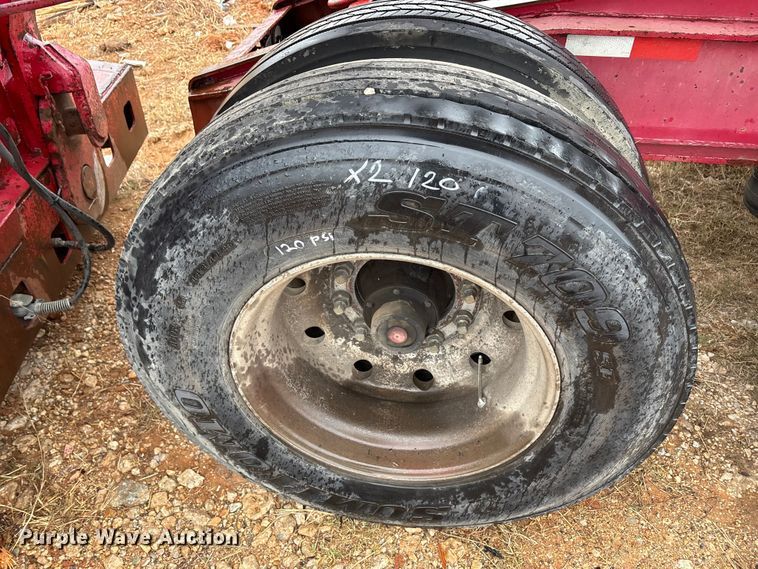 image for item EE0097 1986 Siebert lowboy equipment trailer