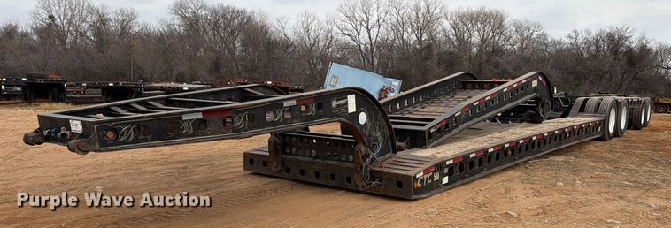 image for item EE0098 1987 Siebert lowboy equipment trailer