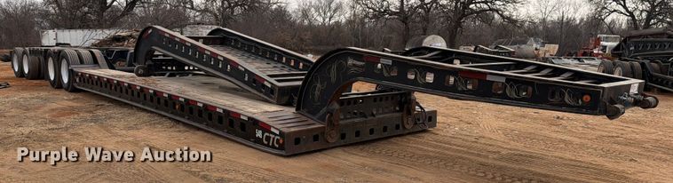 image for item EE0098 1987 Siebert lowboy equipment trailer