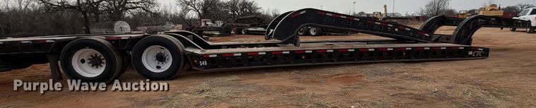 image for item EE0098 1987 Siebert lowboy equipment trailer