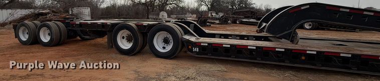 image for item EE0098 1987 Siebert lowboy equipment trailer