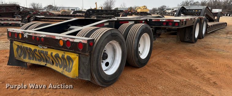 image for item EE0098 1987 Siebert lowboy equipment trailer
