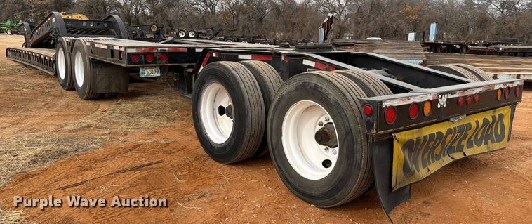 image for item EE0098 1987 Siebert lowboy equipment trailer