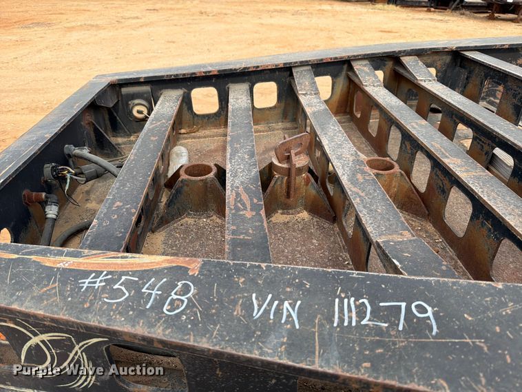 image for item EE0098 1987 Siebert lowboy equipment trailer