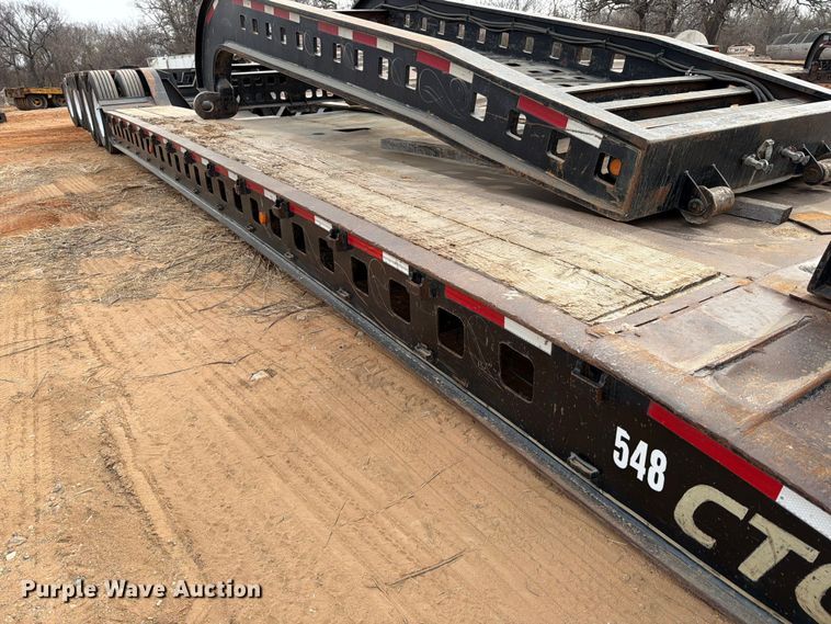 image for item EE0098 1987 Siebert lowboy equipment trailer