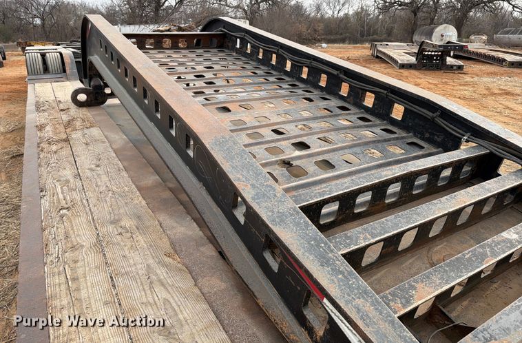 image for item EE0098 1987 Siebert lowboy equipment trailer