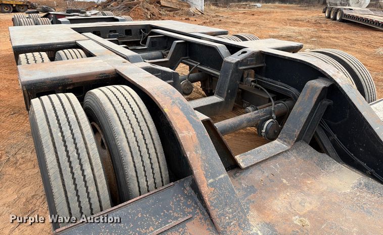 image for item EE0098 1987 Siebert lowboy equipment trailer