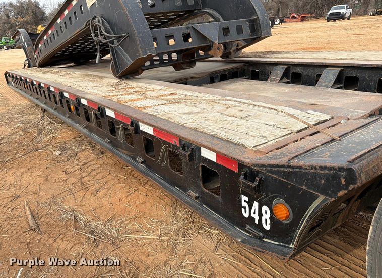 image for item EE0098 1987 Siebert lowboy equipment trailer