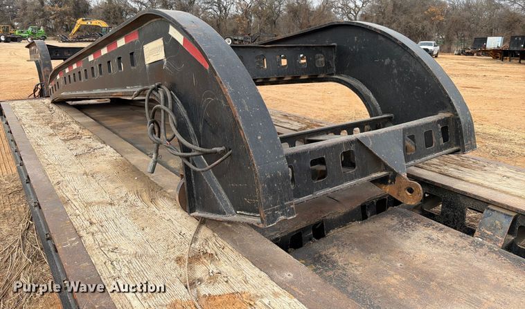 image for item EE0098 1987 Siebert lowboy equipment trailer