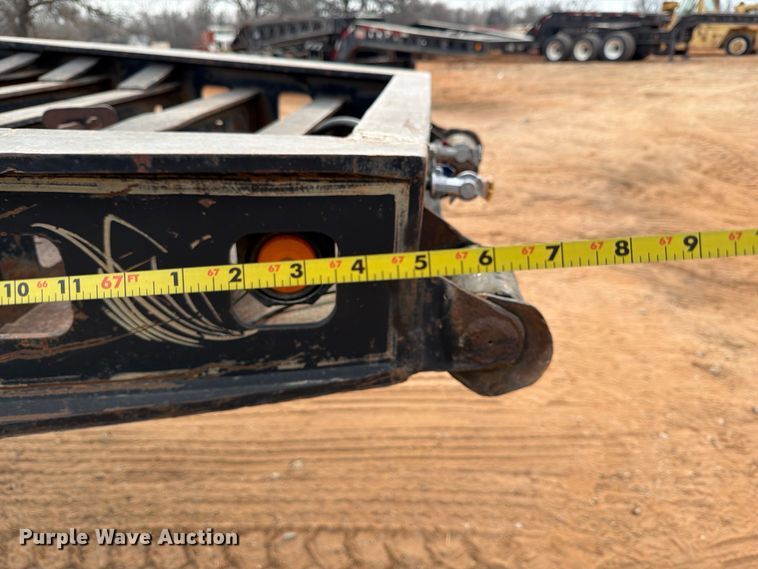 image for item EE0098 1987 Siebert lowboy equipment trailer