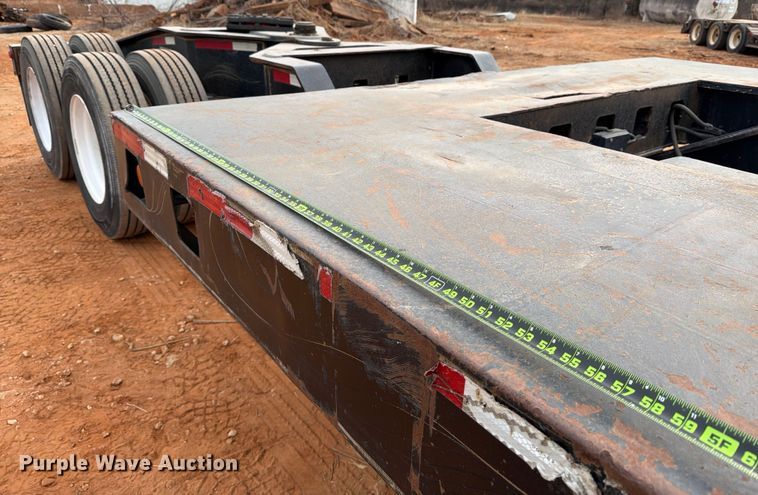 image for item EE0098 1987 Siebert lowboy equipment trailer