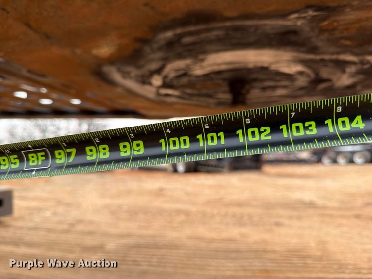 image for item EE0098 1987 Siebert lowboy equipment trailer