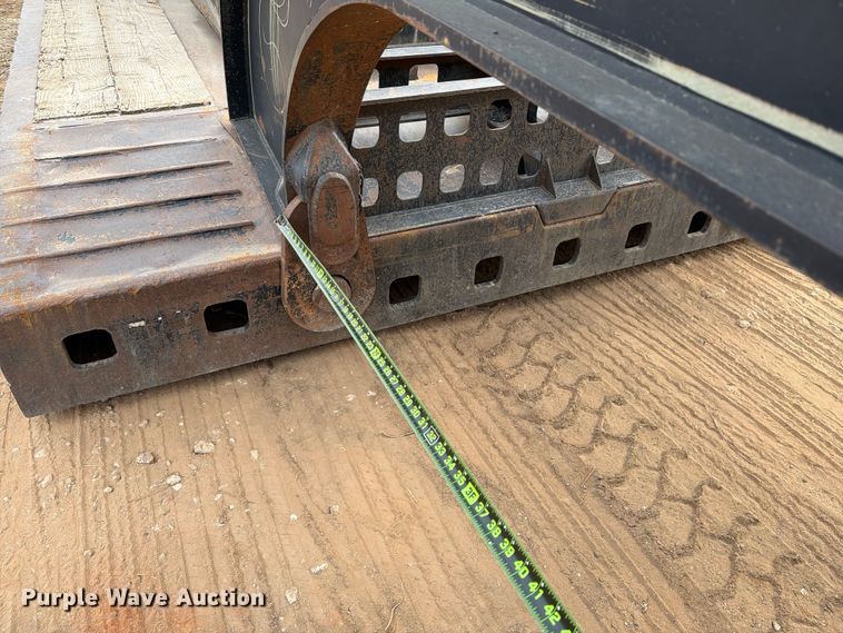 image for item EE0098 1987 Siebert lowboy equipment trailer