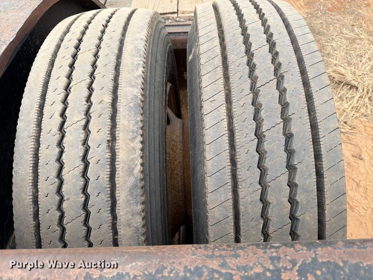 image for item EE0098 1987 Siebert lowboy equipment trailer