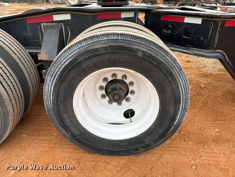 image for item EE0098 1987 Siebert lowboy equipment trailer