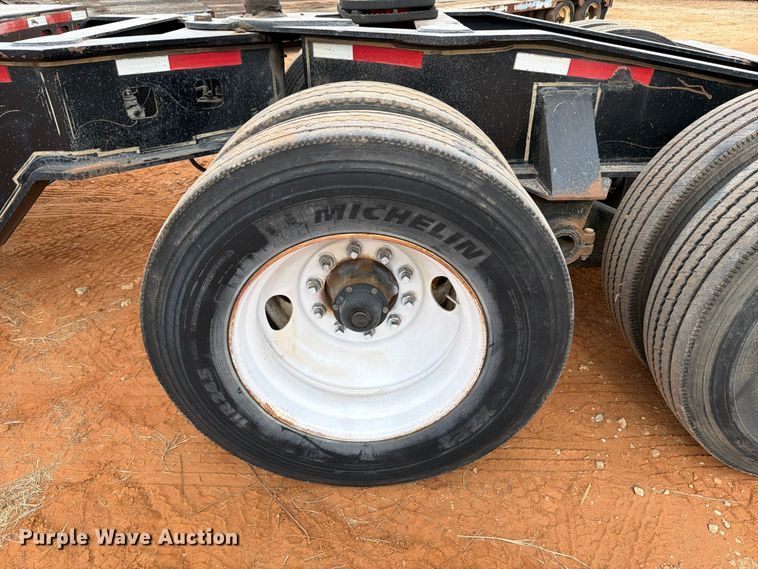 image for item EE0098 1987 Siebert lowboy equipment trailer