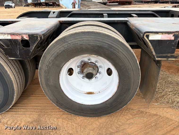 image for item EE0098 1987 Siebert lowboy equipment trailer