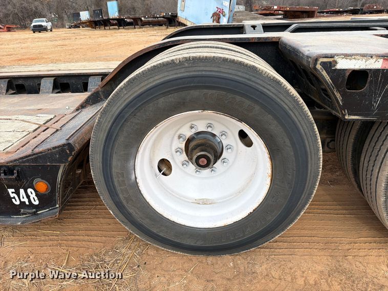 image for item EE0098 1987 Siebert lowboy equipment trailer