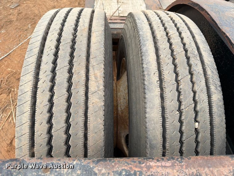 image for item EE0098 1987 Siebert lowboy equipment trailer