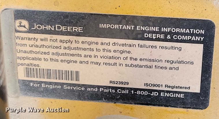image for item EE0877 2012 John Deere 310J backhoe