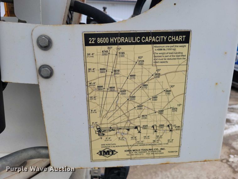 image for item EE0879 2016 Peterbilt 337 utility / service truck