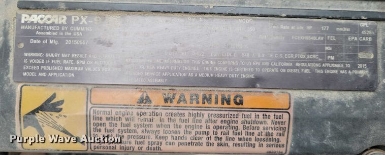 image for item EE0879 2016 Peterbilt 337 utility / service truck