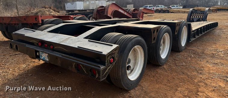 image for item EE1413 1995 Cozad lowboy equipment trailer