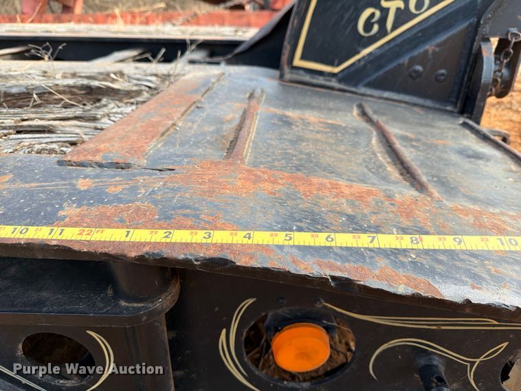 image for item EE1413 1995 Cozad lowboy equipment trailer