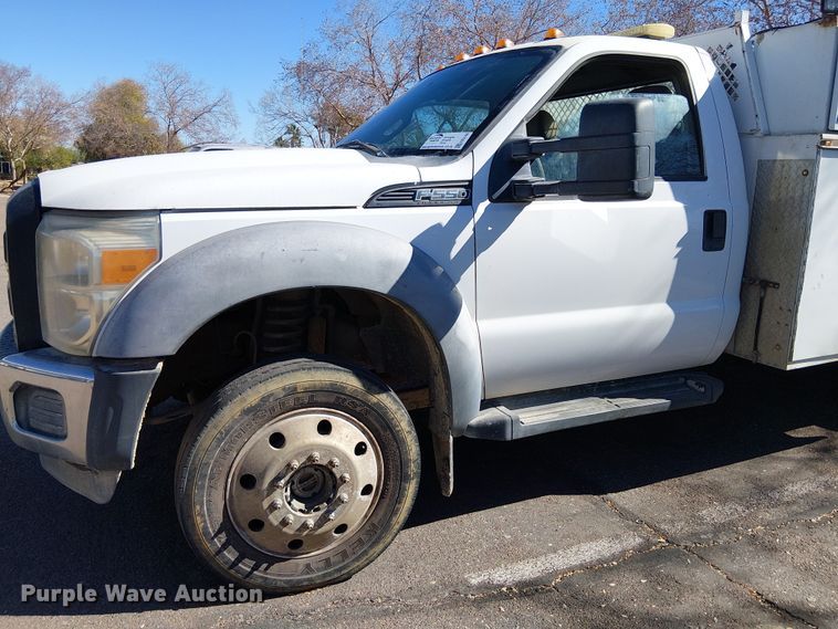 image for item EE5163 2011 Ford F550 Super Duty XL utility / service truck