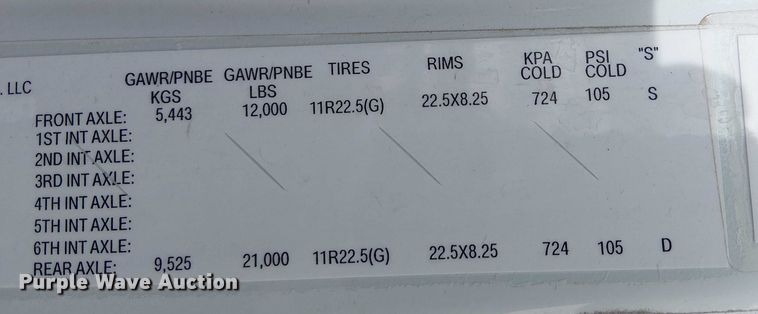 image for item EE5167 2016 Freightliner M2 street sweeper truck