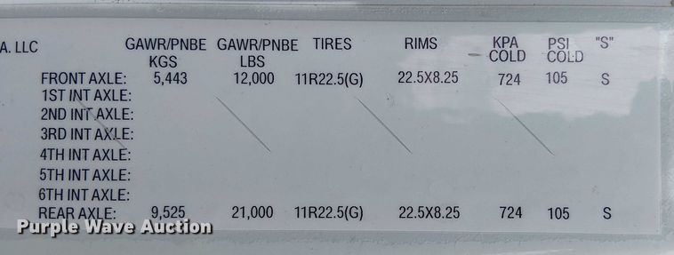 image for item EE5168 2016 Wayne Freightliner M2 street sweeper truck