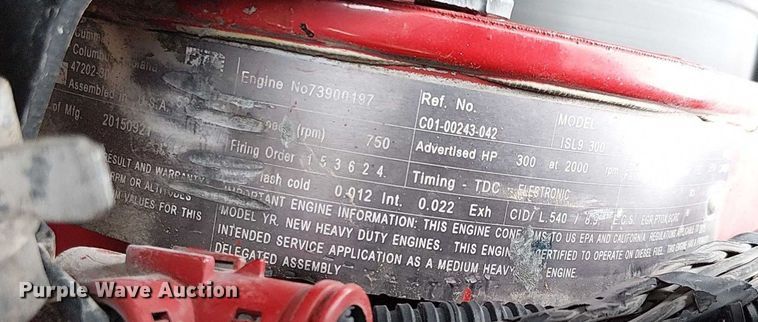 image for item EE5168 2016 Wayne Freightliner M2 street sweeper truck