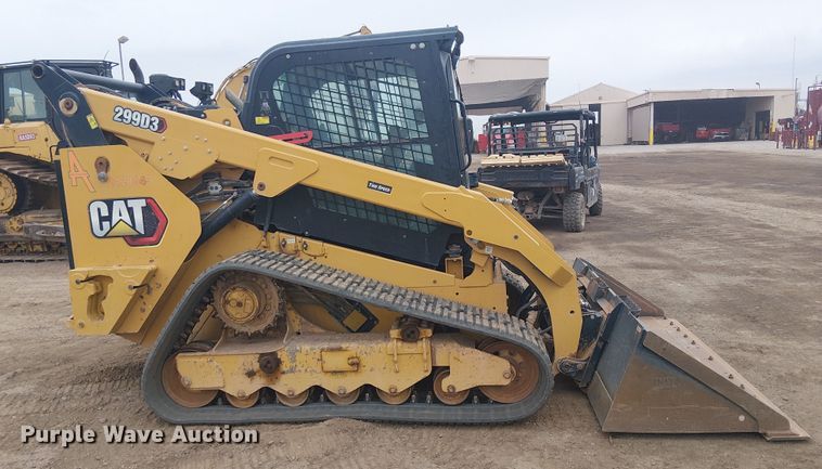 image for item EE5169 2021 Caterpillar 299D3 tracked skid steer loader