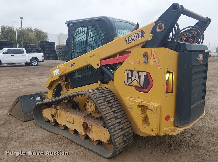 image for item EE5169 2021 Caterpillar 299D3 tracked skid steer loader
