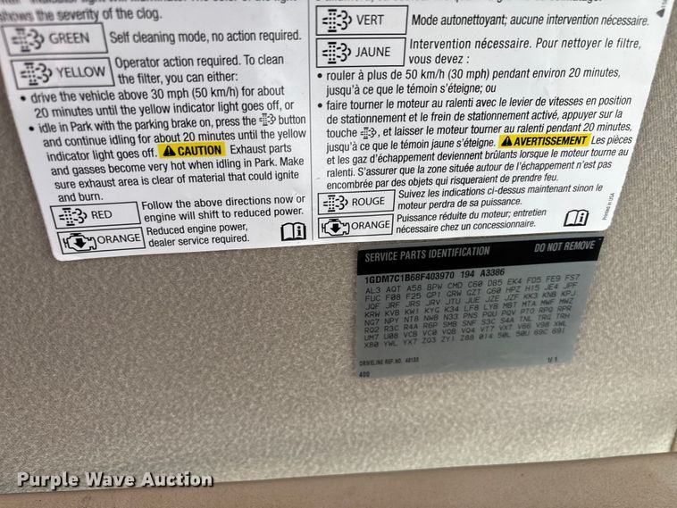 image for item EF0989 2008 GMC C7 oil distributor truck