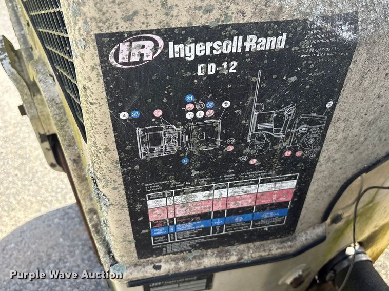 image for item EF0991 Ingersoll Rand DD-12S double drum vibratory roller