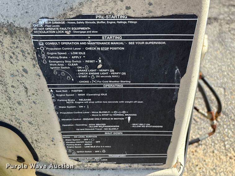 image for item EF0991 Ingersoll Rand DD-12S double drum vibratory roller