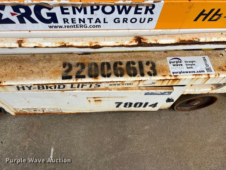 image for item EF1004 2017 Hy-Brid Lifts HB-1430 scissor lift
