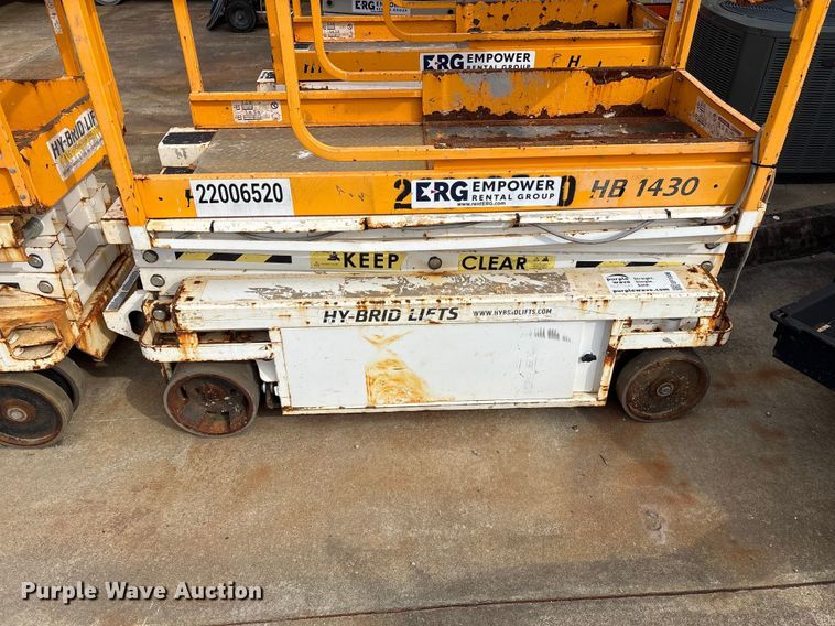 image for item EF1006 2016 Hy-Brid Lifts HB-1430 scissor lift