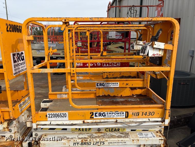 image for item EF1006 2016 Hy-Brid Lifts HB-1430 scissor lift