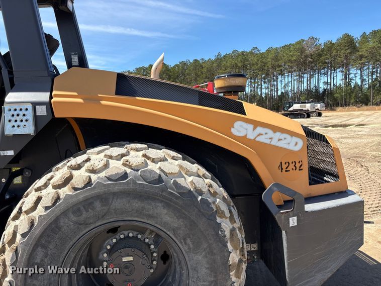 image for item EF1025 2018 Case SV212D single drum vibratory roller