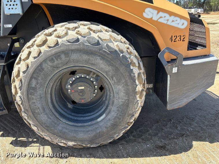 image for item EF1025 2018 Case SV212D single drum vibratory roller