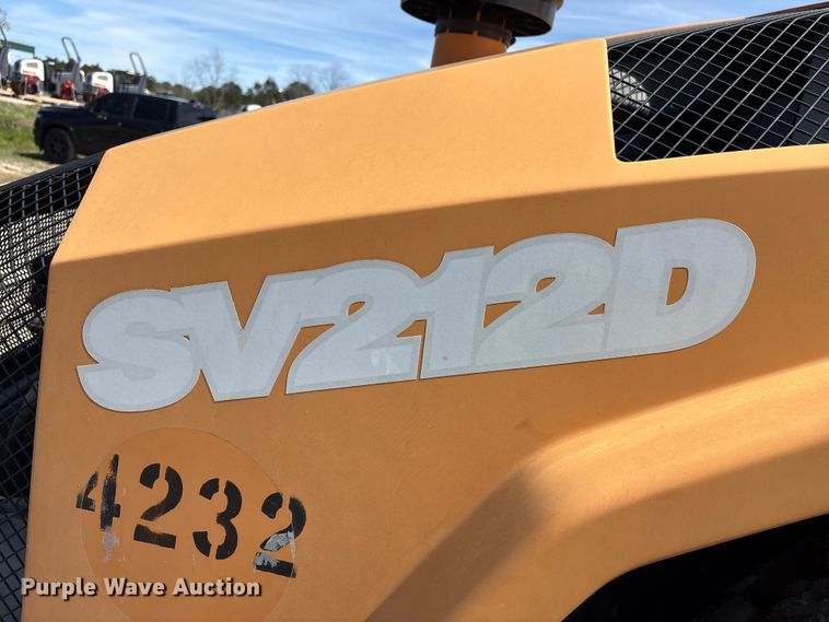 image for item EF1025 2018 Case SV212D single drum vibratory roller