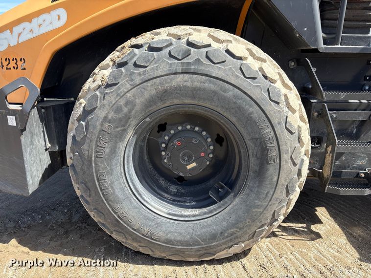 image for item EF1025 2018 Case SV212D single drum vibratory roller