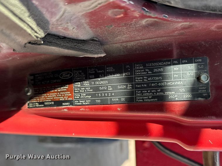 image for item EF2438 1995 Freightliner FL80 dump truck