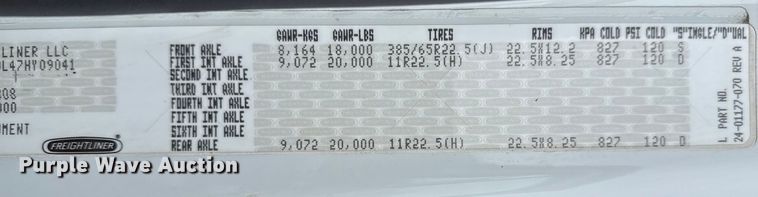 image for item EG2039 2007 Freightliner Business Class M2 crane truck