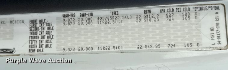 image for item EG2093 2012 Freightliner Business Class M2 crane truck