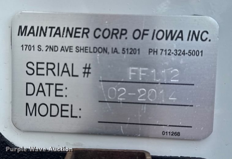 image for item EG2095 2014 Freightliner Business Class M2 utility / service truck